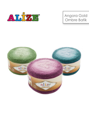 ALİZE - Alize Angora Gold Ombre Batik El Örgü İplikleri (1)