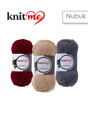 Knit me - Nubuk El Örgü İplikleri - 50 gr